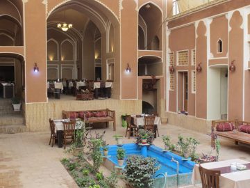 Ali Baba Hotel | The cozy and traditional Ali Baba Hotel is a century-old structure. It was first constructed in the Qajar era. It underwe...